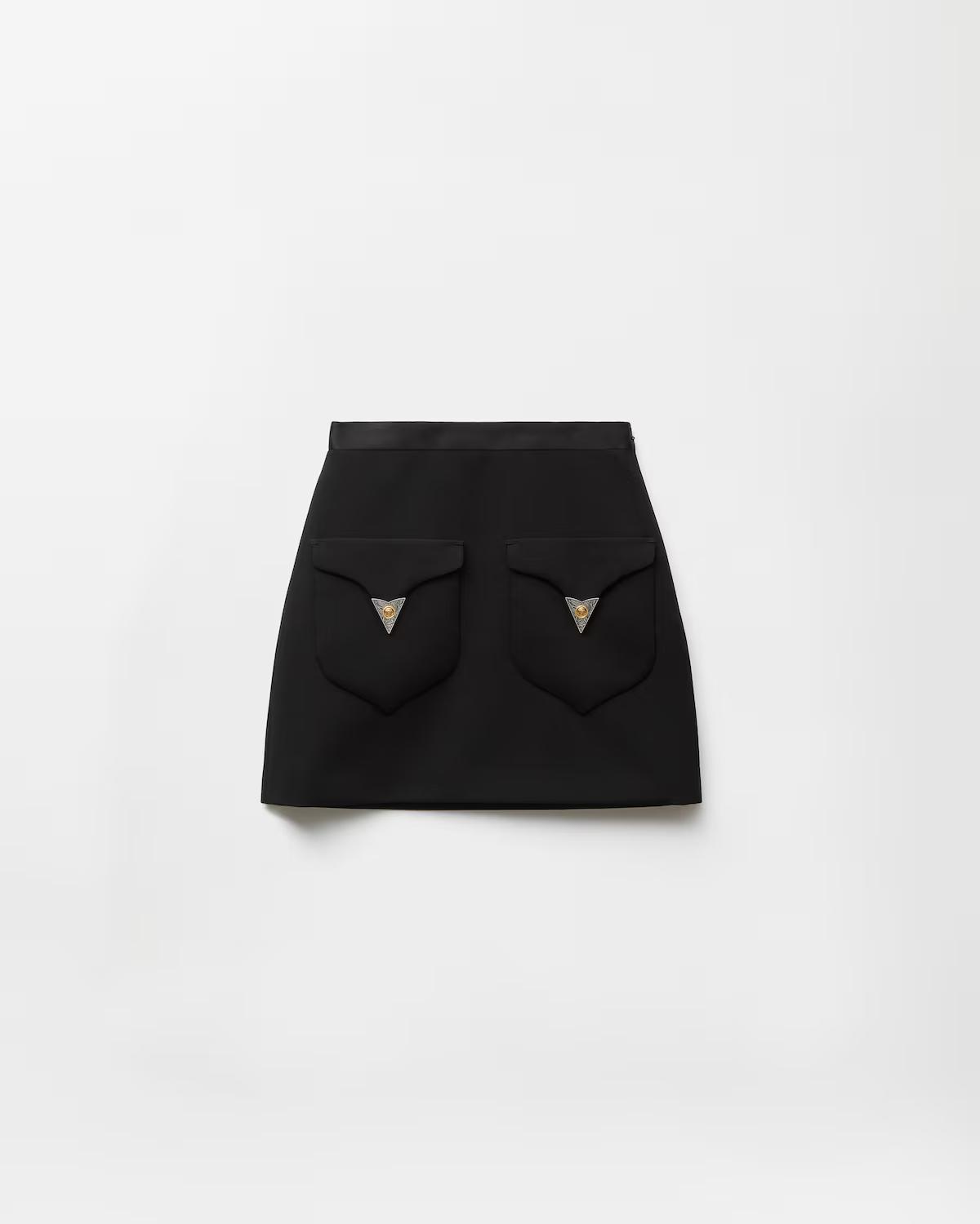 Wool Mini Skirt