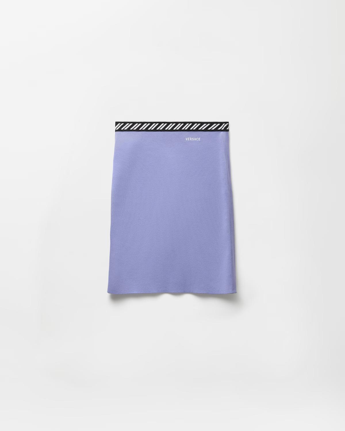 Cotton Knit Mini Skirt