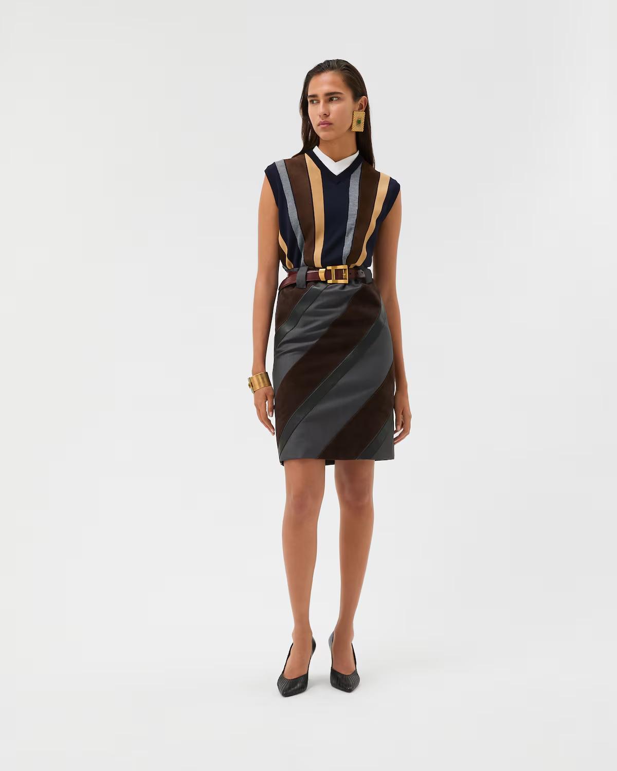 Wool-Mohair Pencil Skirt - Image 2