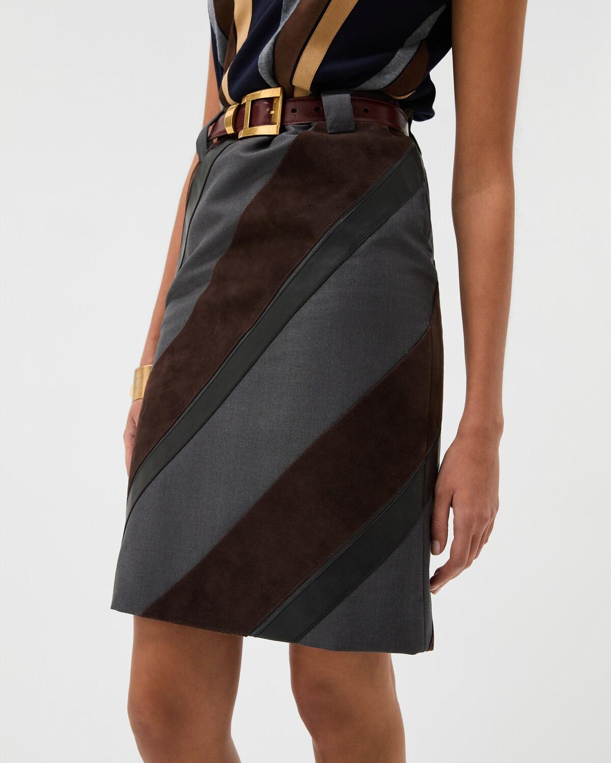 Wool-Mohair Pencil Skirt - Image 5