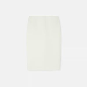 Double-Wool Cr??pe Pencil Skirt