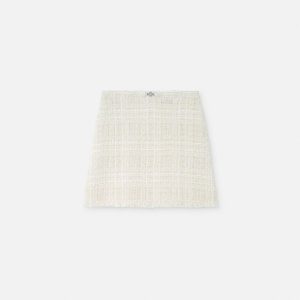 Tweed Cotton Mini Skirt