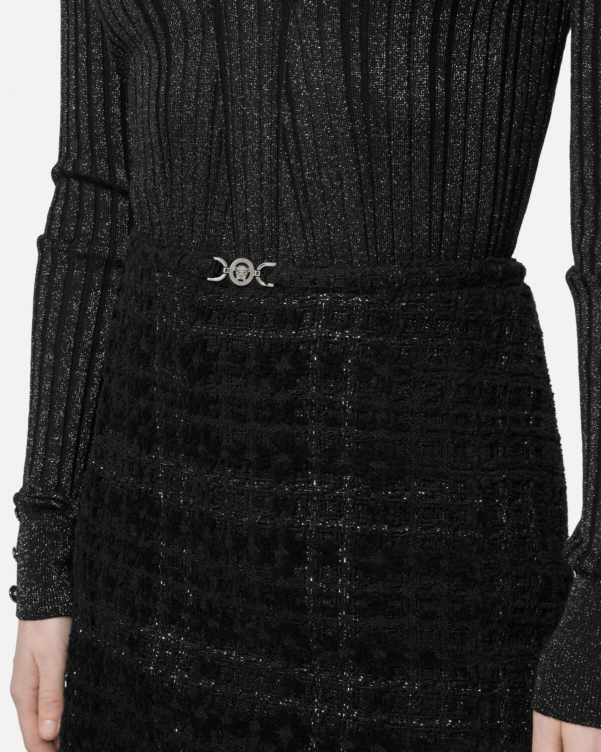 Tweed Cotton Mini Skirt - Image 3