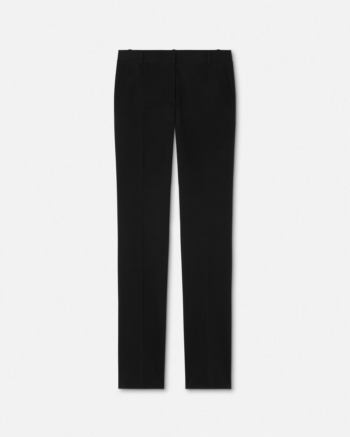 Stretch Wool-Gabardine Slim Pants