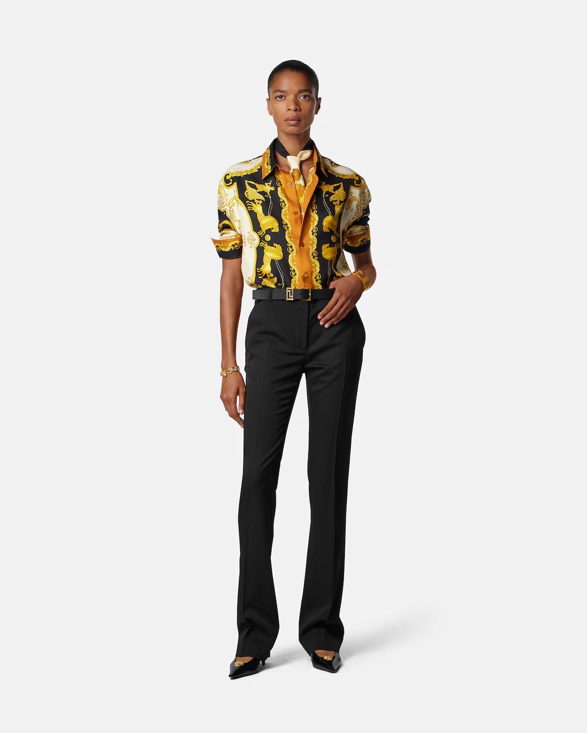 Stretch Wool-Gabardine Slim Pants - Image 2