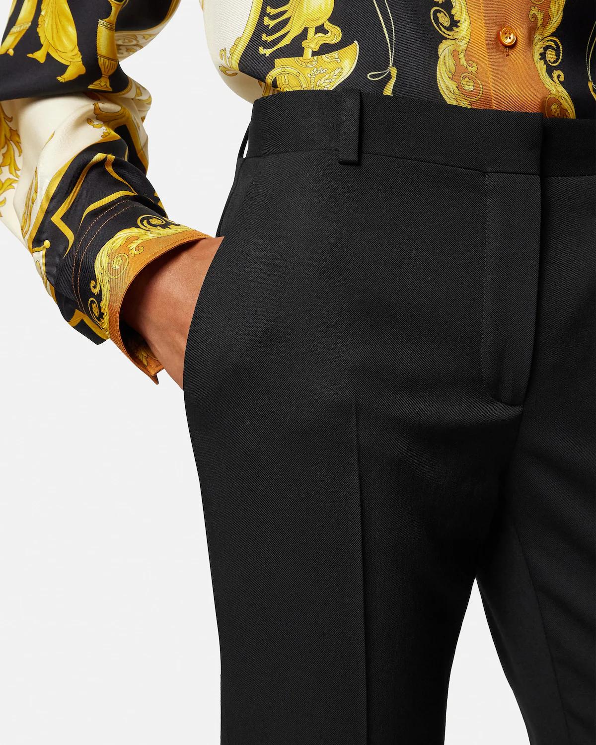 Stretch Wool-Gabardine Slim Pants - Image 3