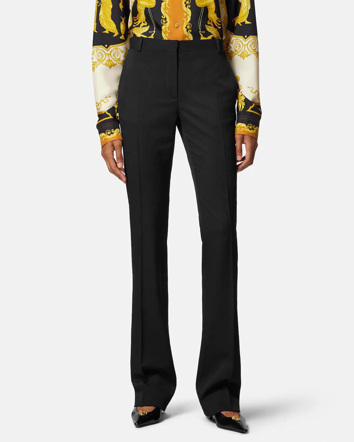 Stretch Wool-Gabardine Slim Pants - Image 4