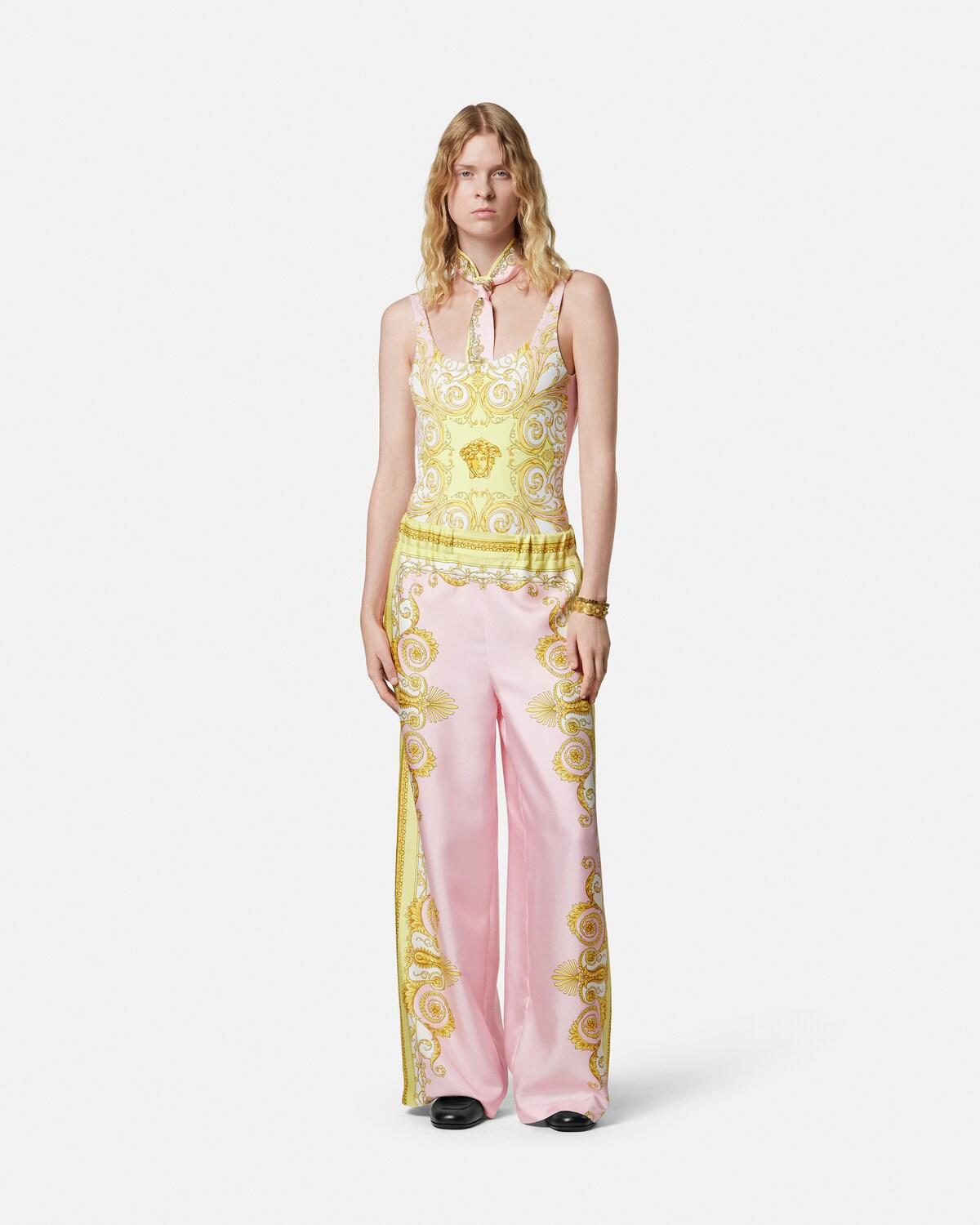Printed Silk Twill Pants - Image 2