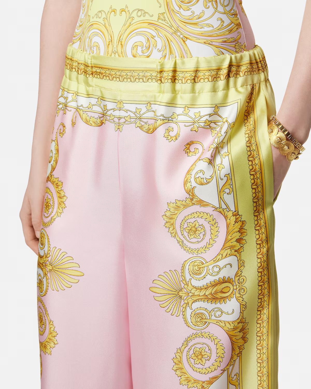 Printed Silk Twill Pants - Image 3