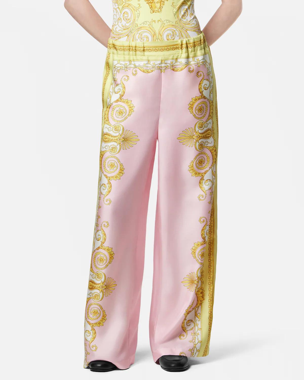 Printed Silk Twill Pants - Image 4