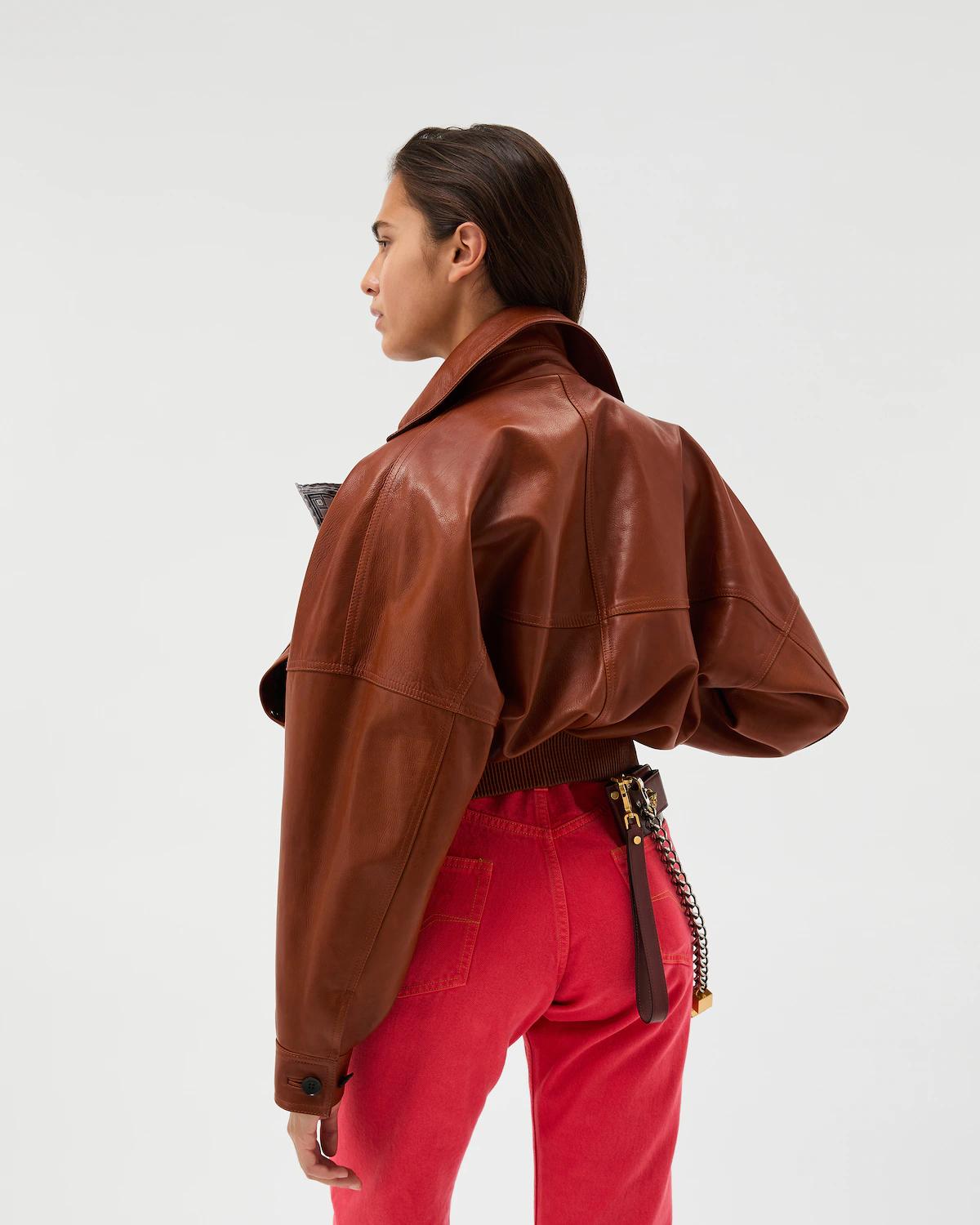 Leather Blouson - Image 3
