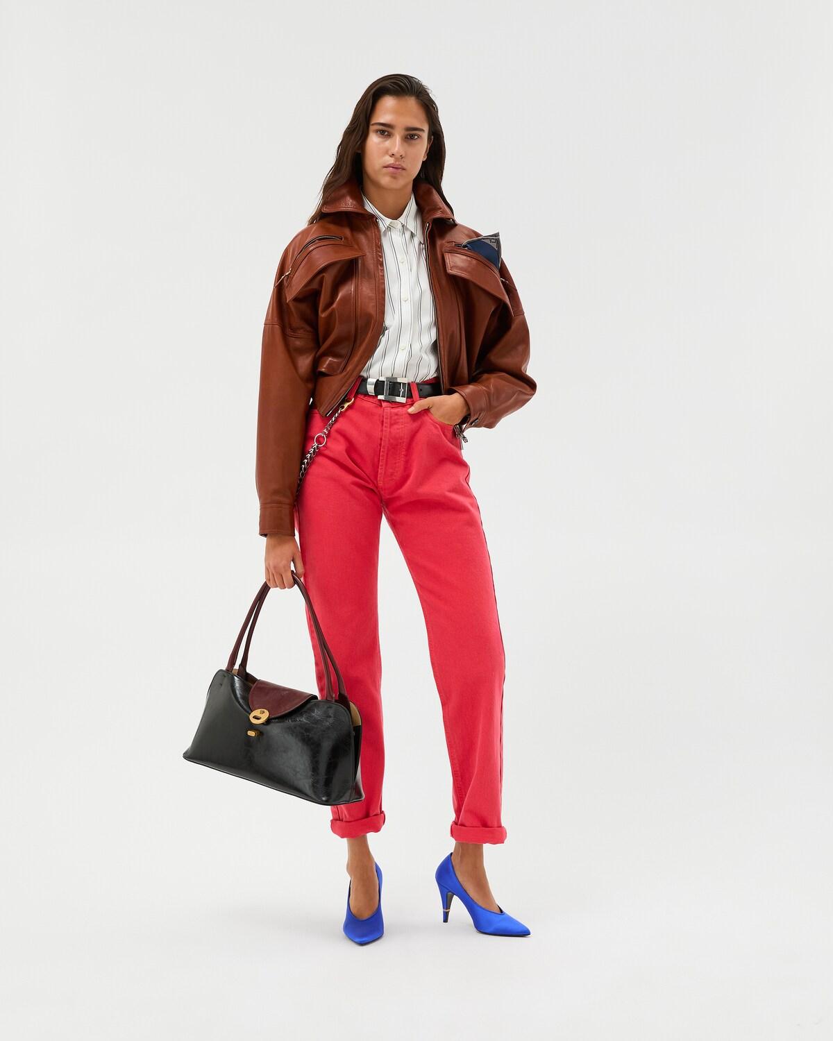 Leather Blouson - Image 5