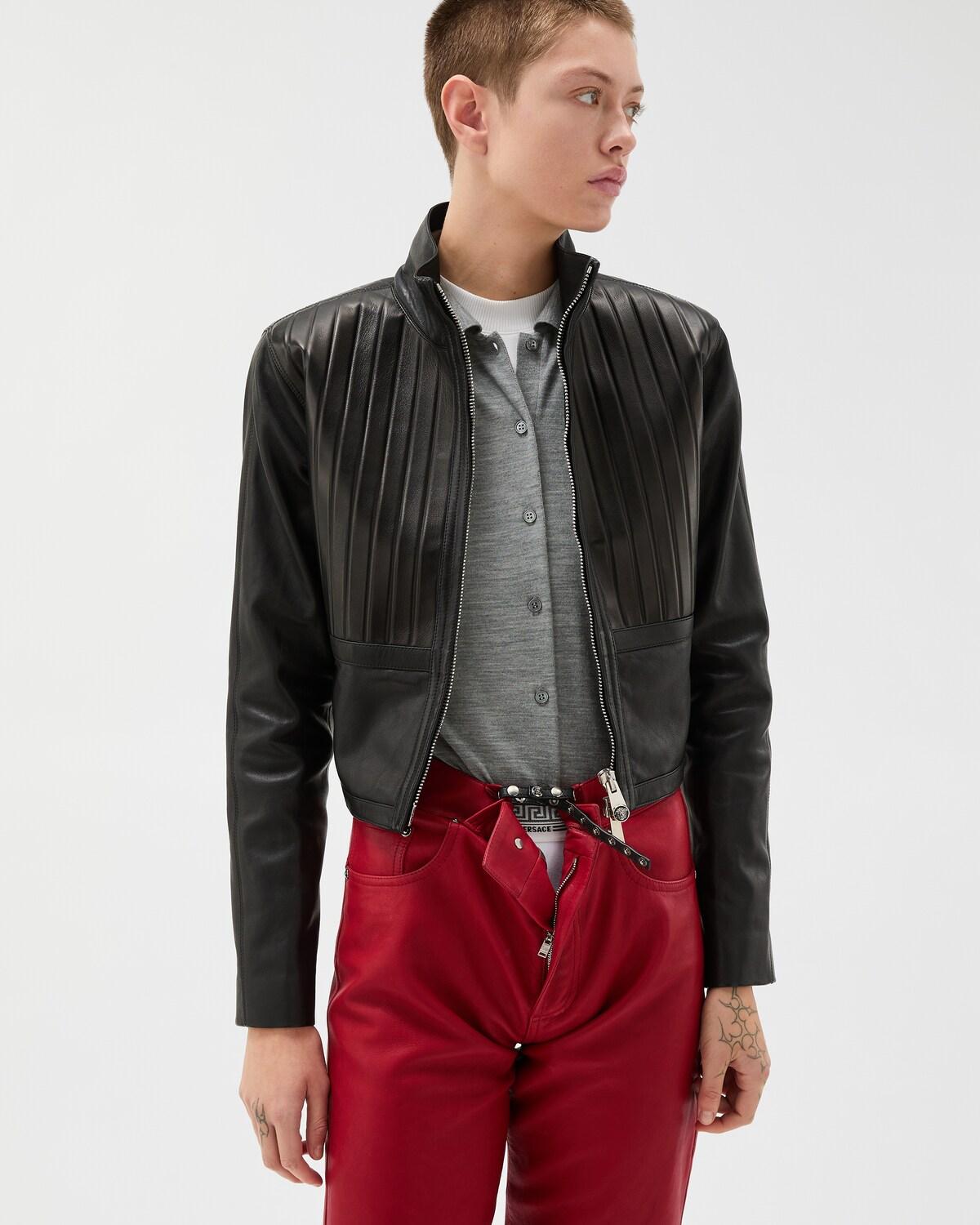Leather Blouson - Image 2