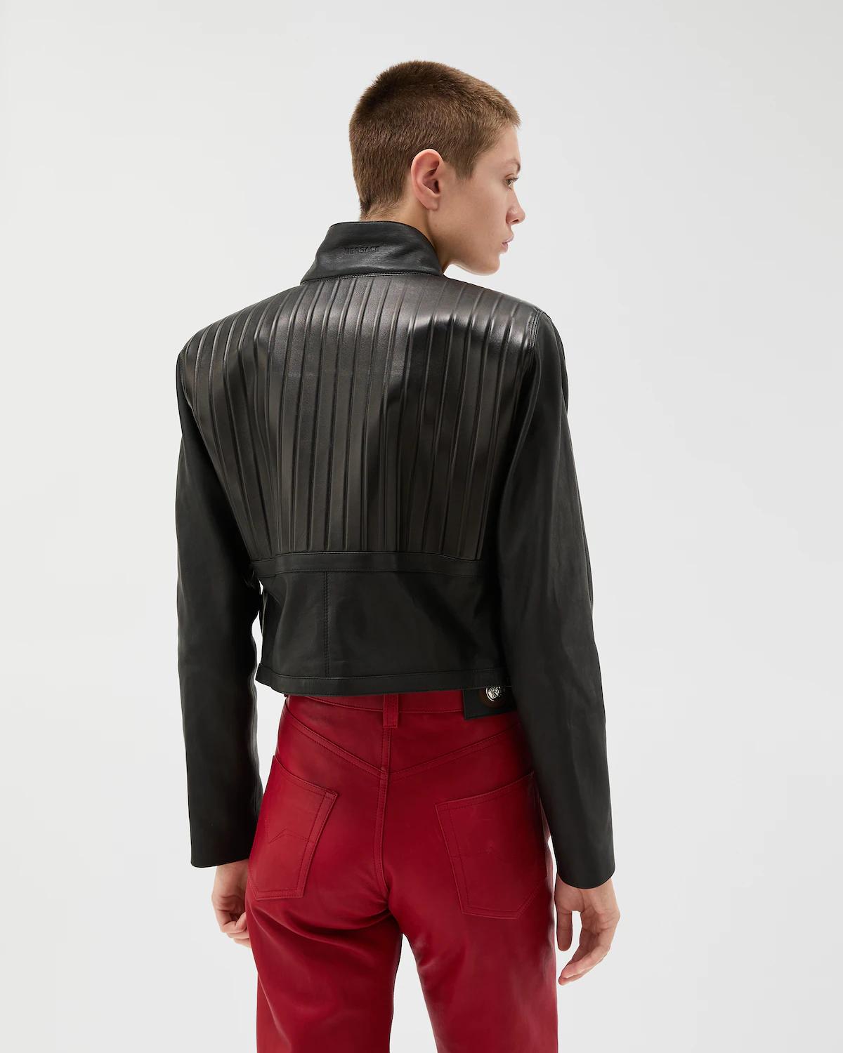 Leather Blouson - Image 3