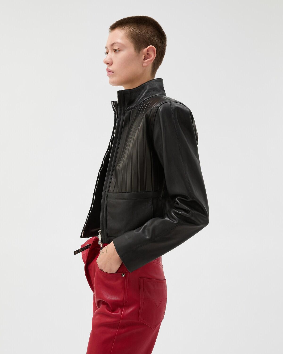 Leather Blouson - Image 4