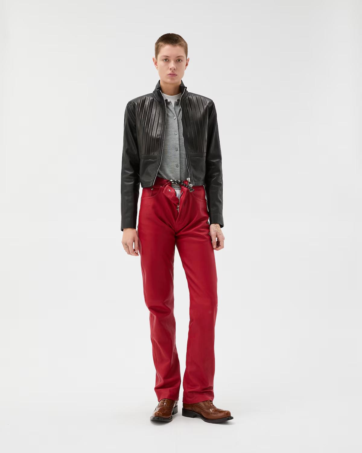 Leather Blouson - Image 6