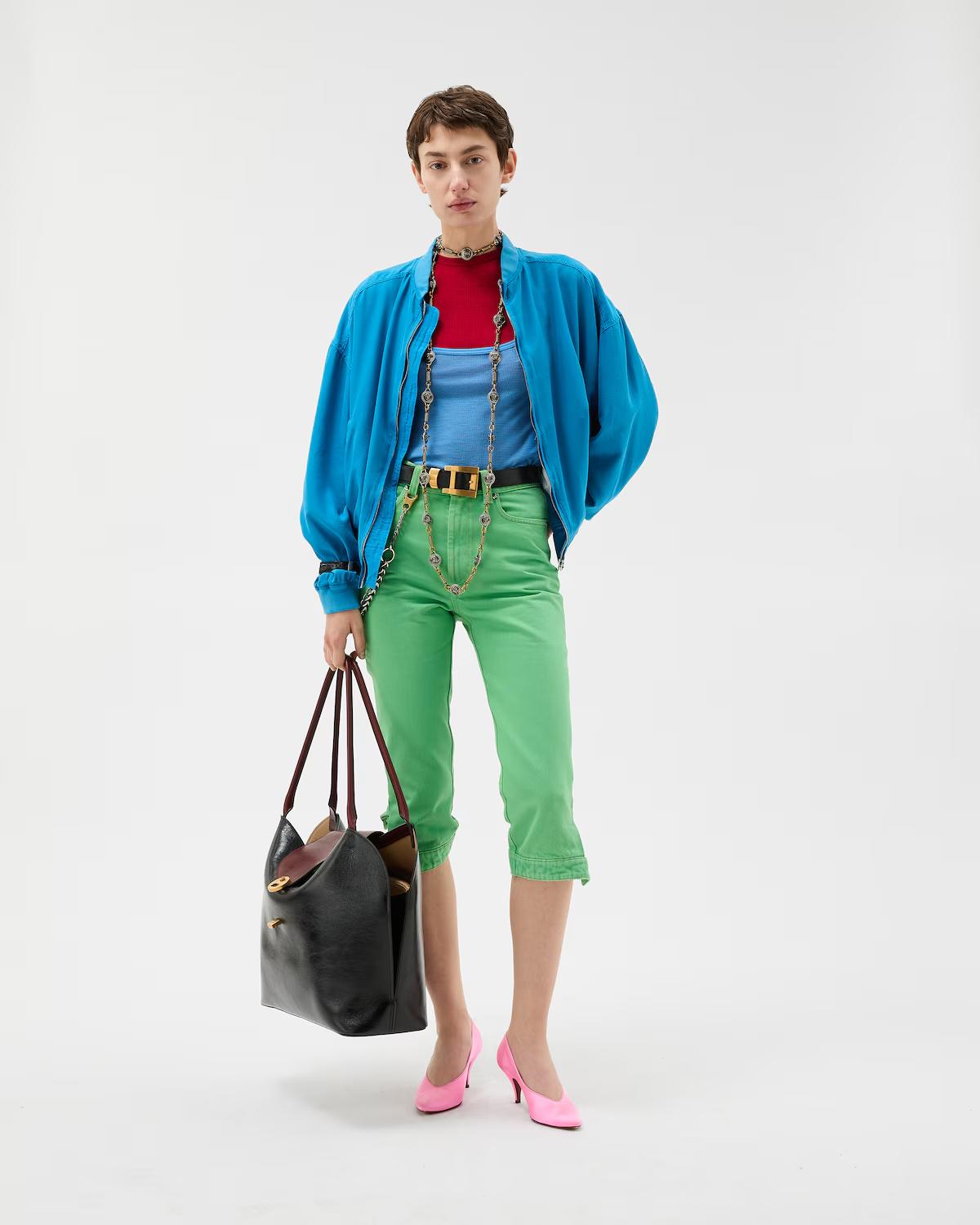 Silk Poplin Zip Blouson - Image 5