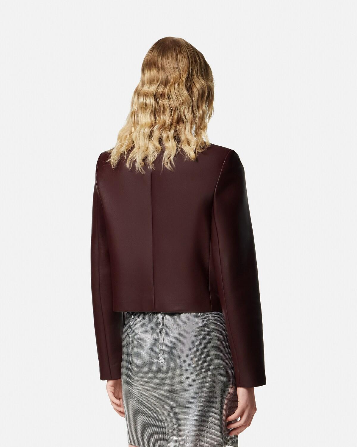 Leather Zipped Jacket - Image 5