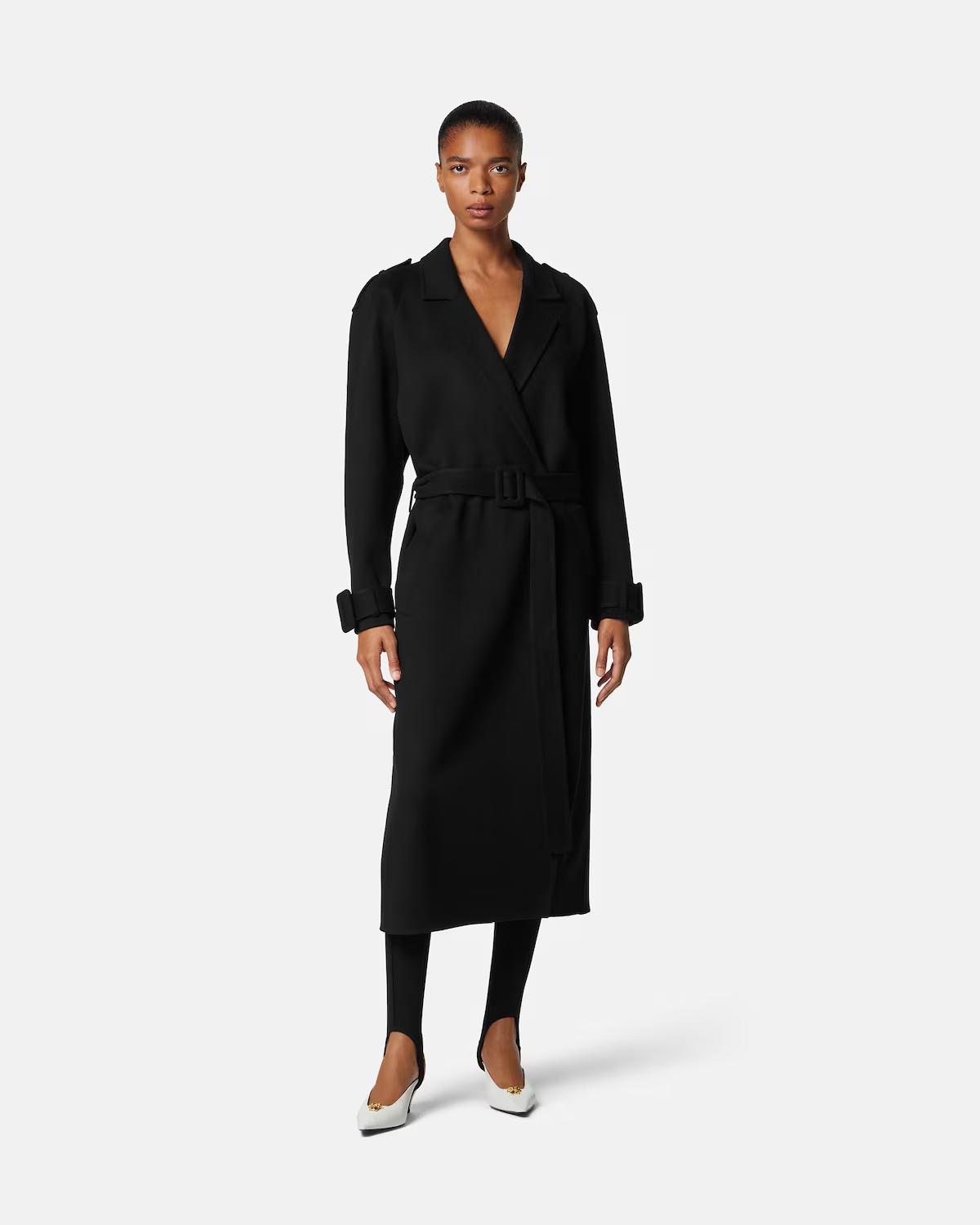 Wool-Cashmere Belted Coat - Image 4