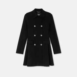 Wool-Cashmere A-Line Coat