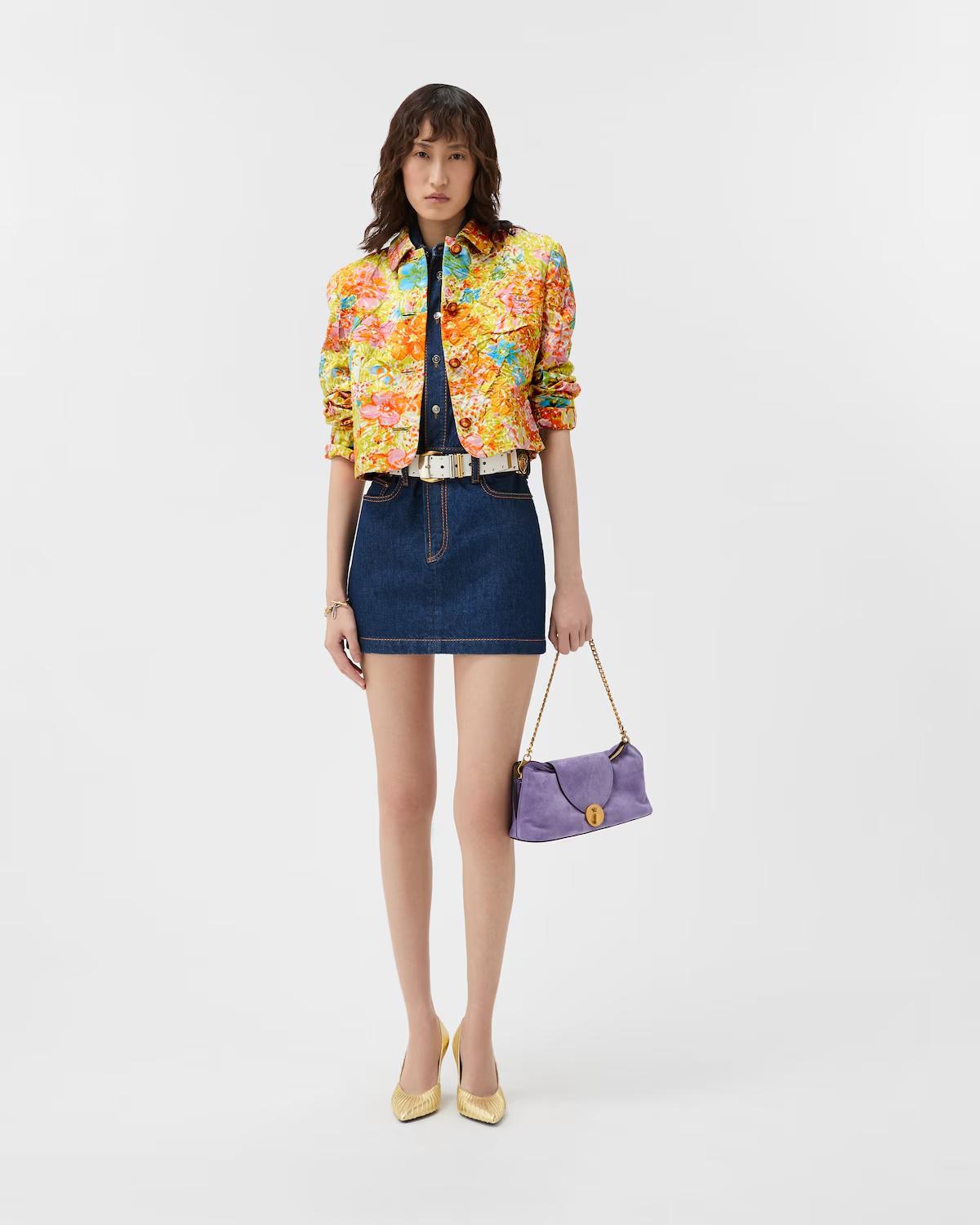 Printed Silk Duchesse Jacket - Image 2