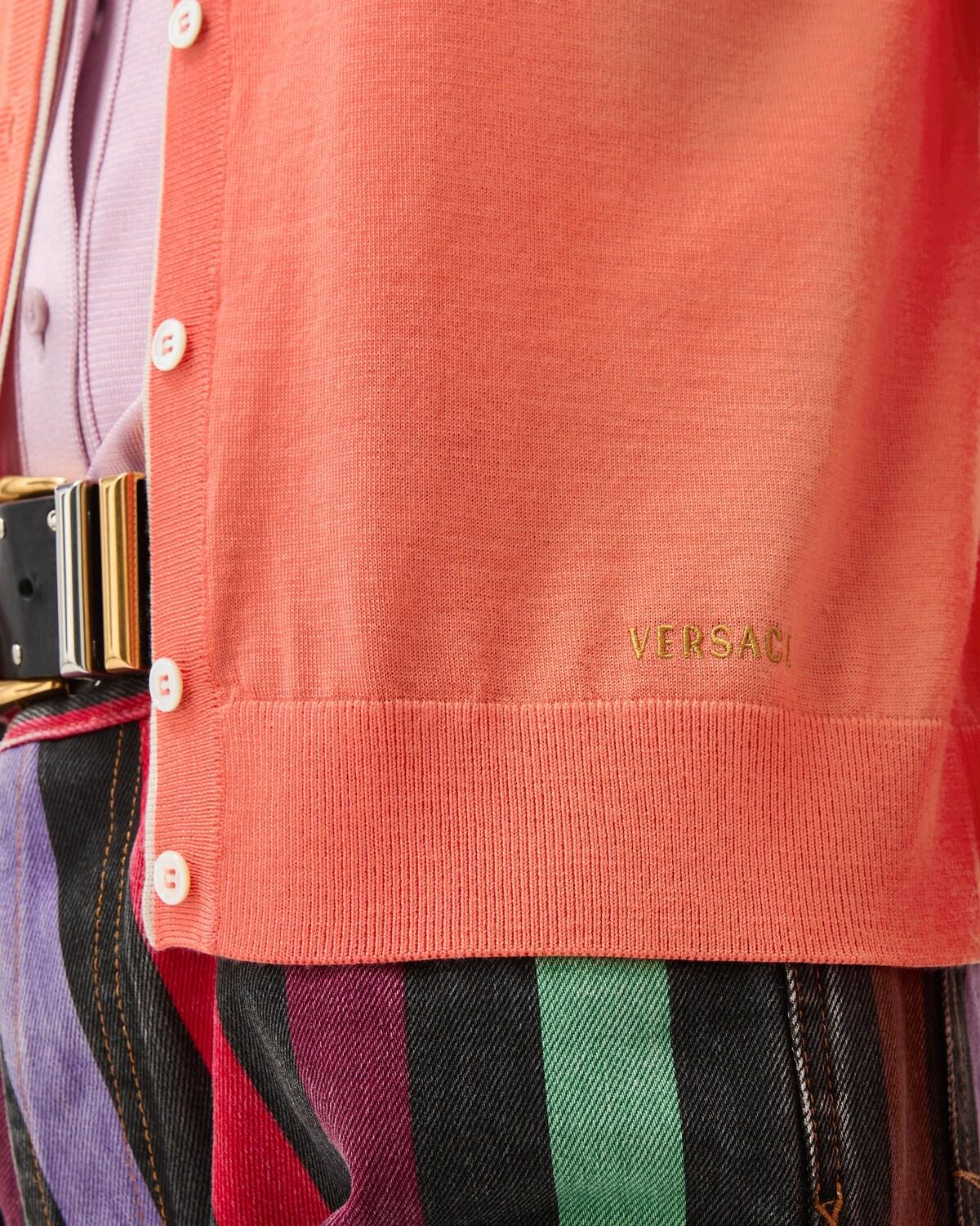 Embroidered Wool Knit Cardigan - Image 5