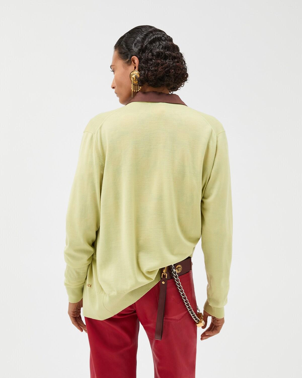 Embroidered Wool Knit Cardigan - Image 3