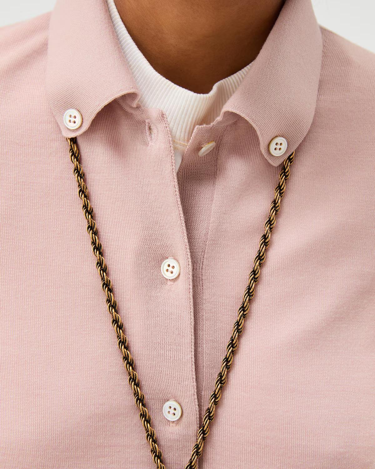Embroidered Wool Knit Cardigan - Image 5