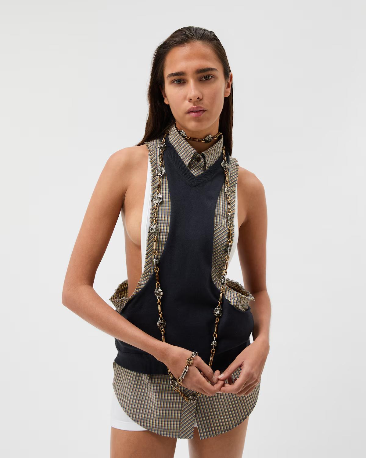Cotton-Cashmere Knit Tank Top - Image 2