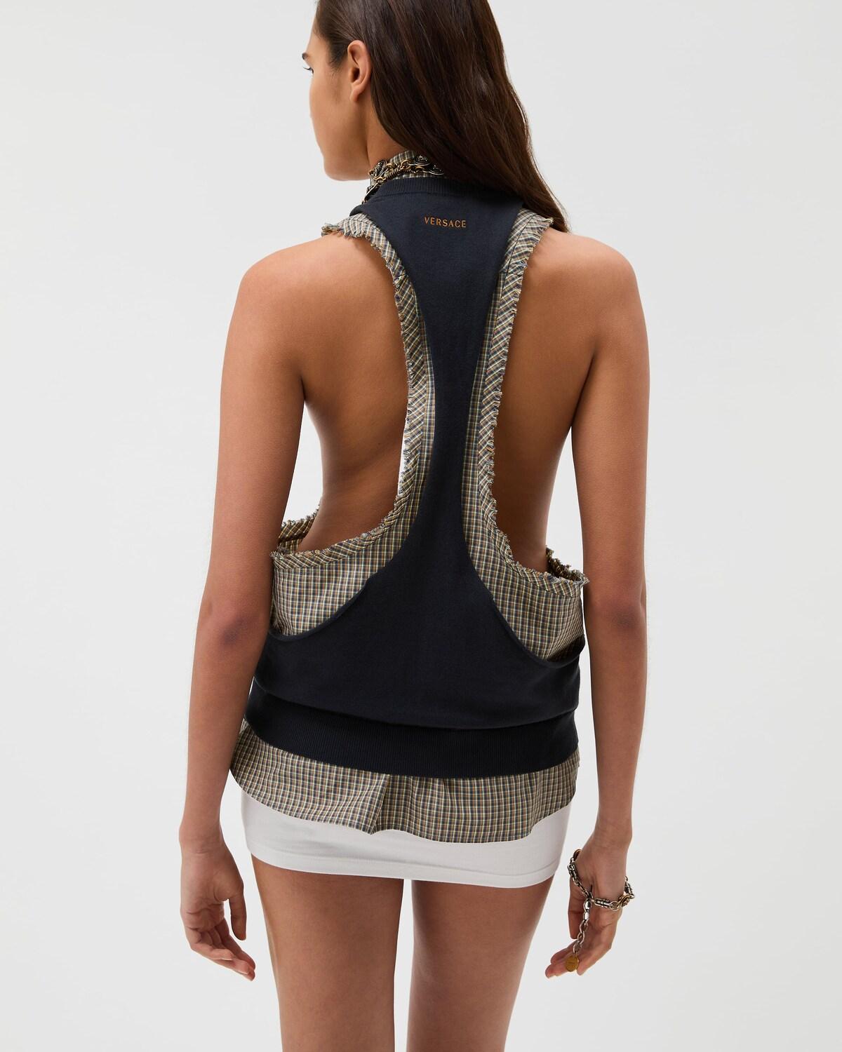Cotton-Cashmere Knit Tank Top - Image 3