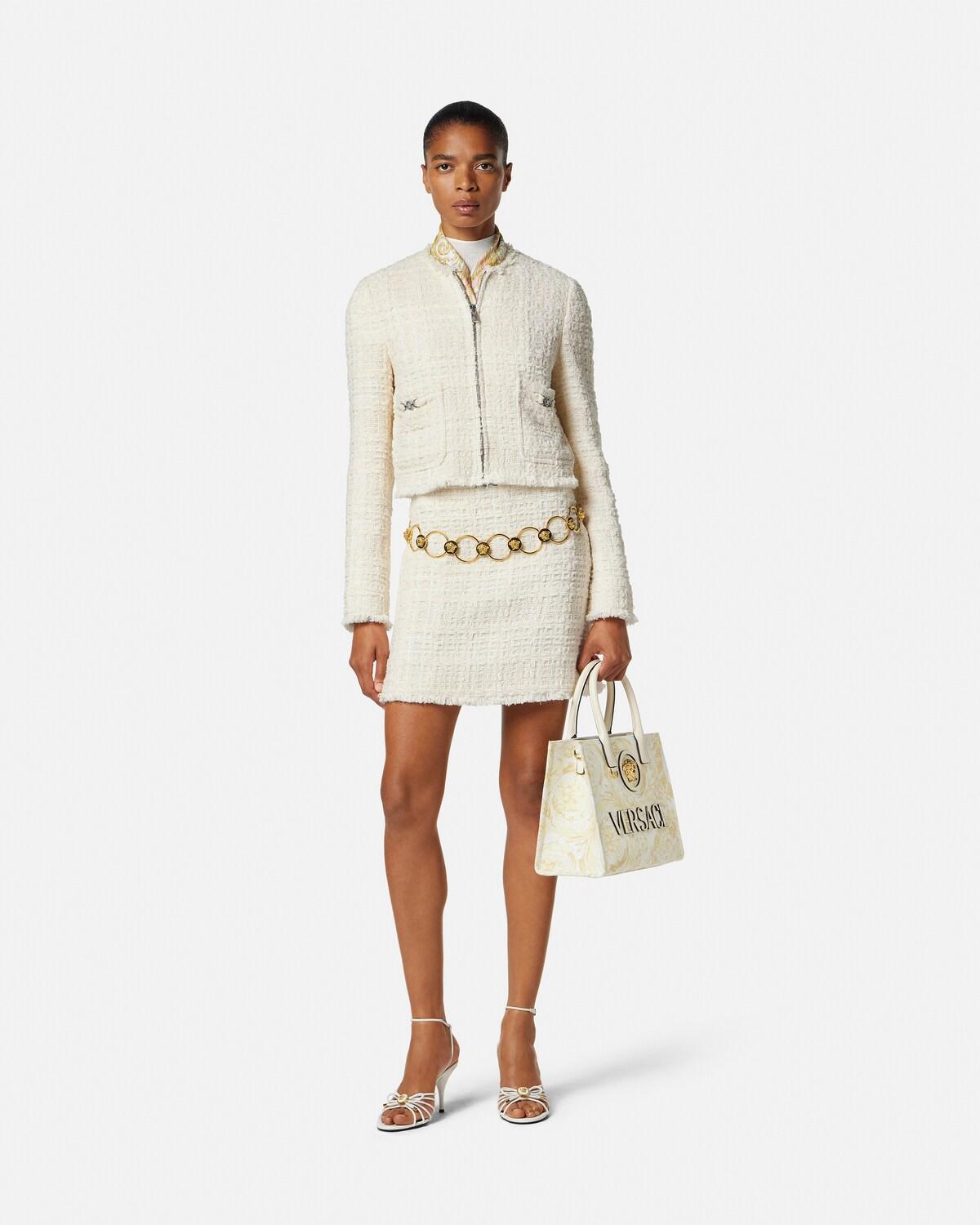 Merino Wool Fitted Ribbed Knit Top - Image 2