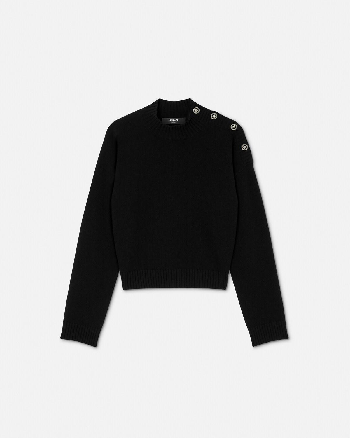 Wool-Cashmere Knit Boxy Sweater