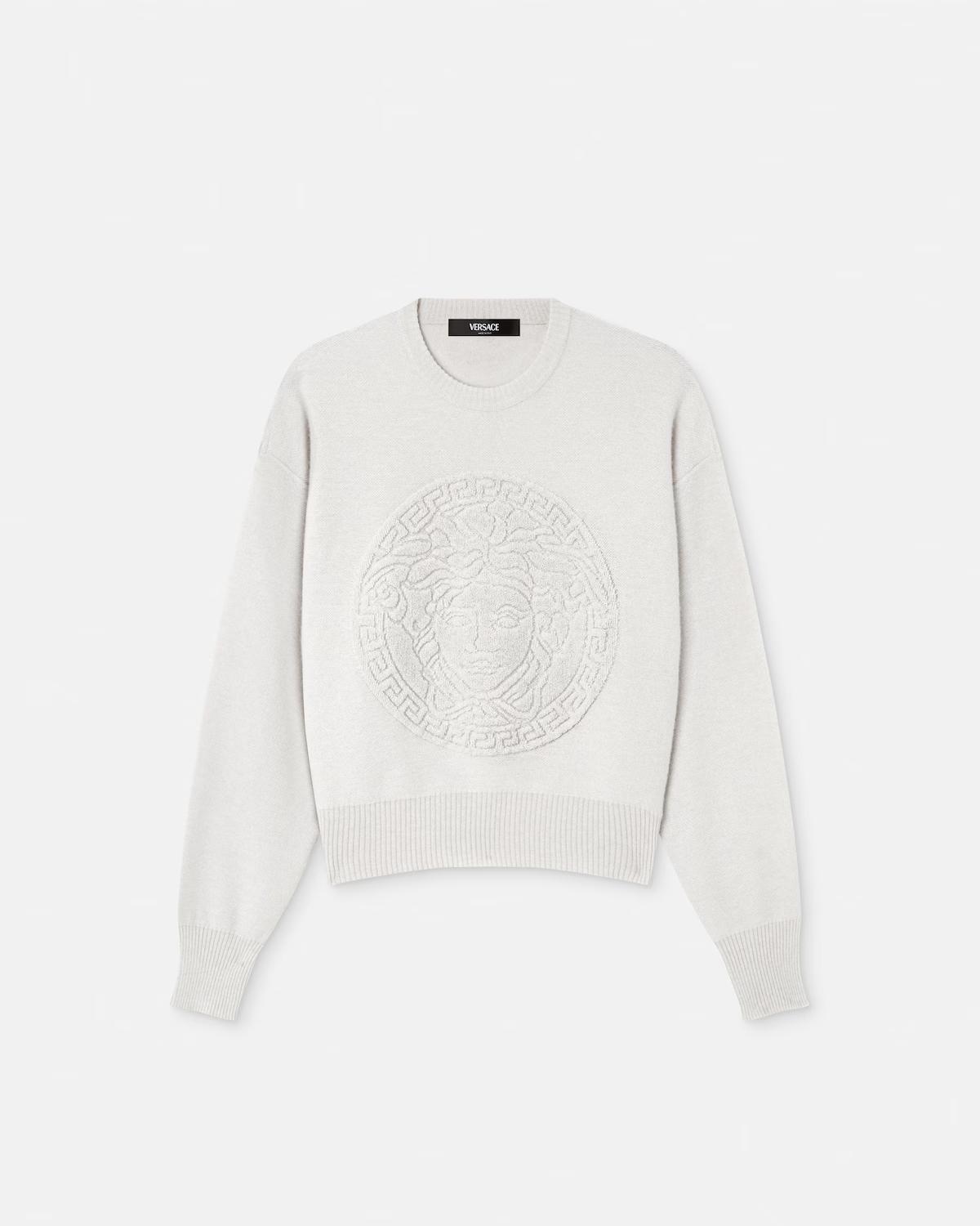Cashmere-Wool Knit Sweater