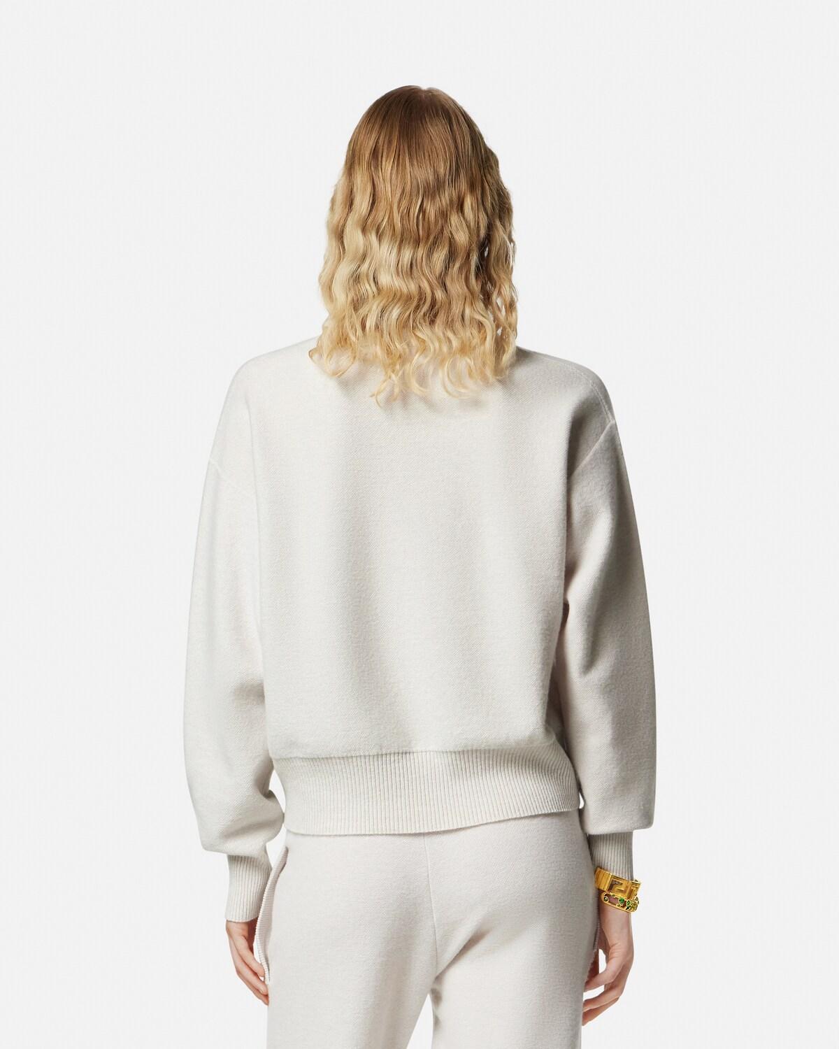 Cashmere-Wool Knit Sweater - Image 3
