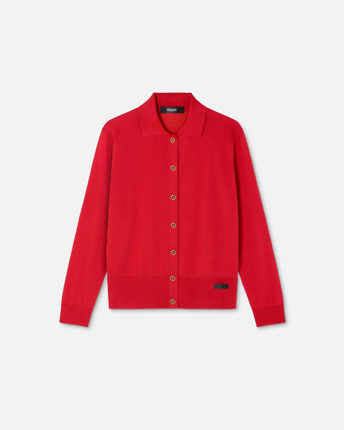 Silk-Blend Knit Cardigan