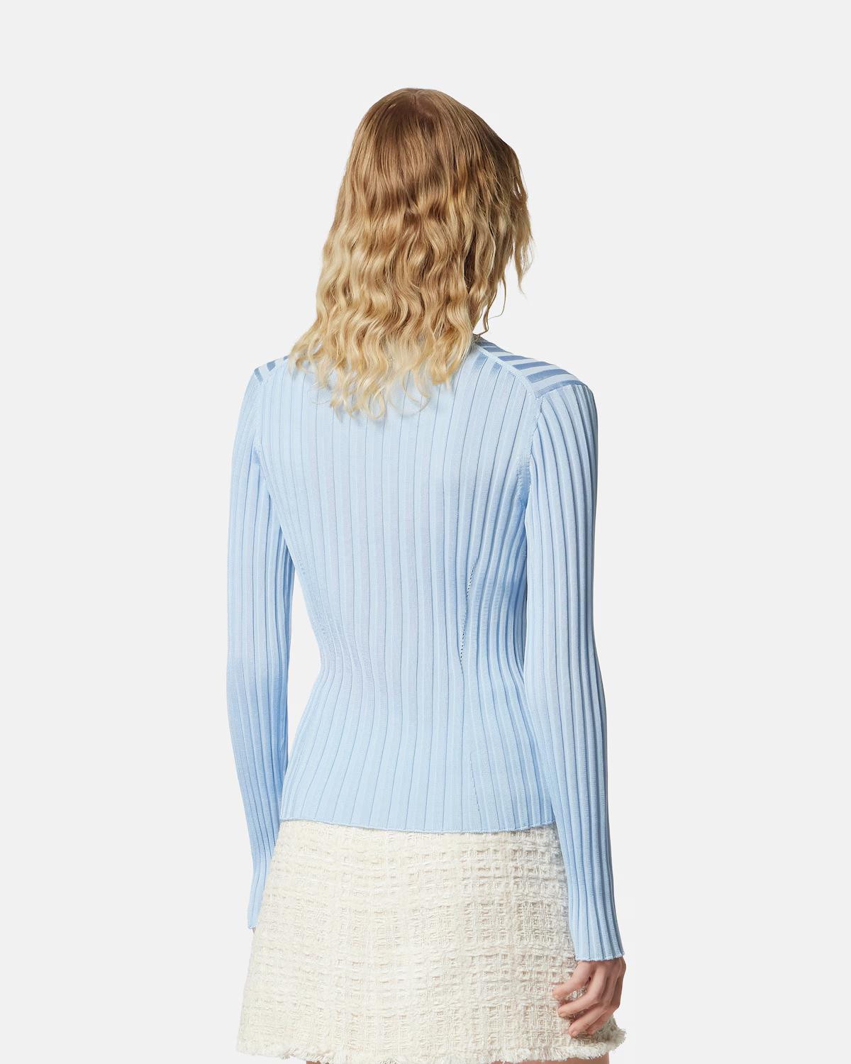 Ribbed Knit Viscose-Blend Crewneck Top - Image 5