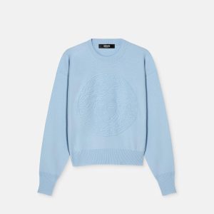 Cashmere-Wool Knit Sweater