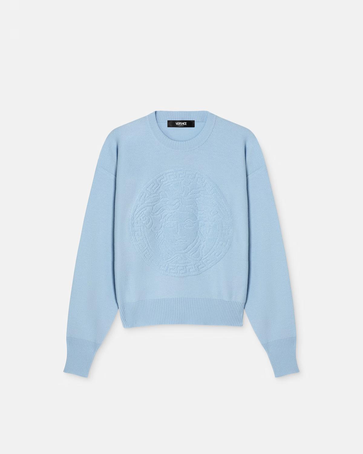 Cashmere-Wool Knit Sweater