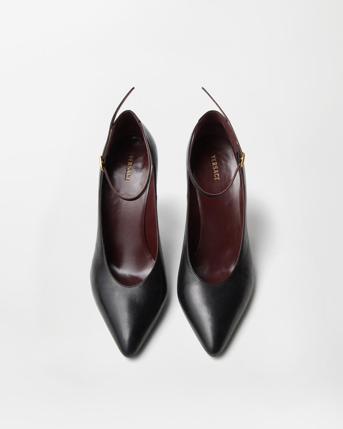 Gianni Leather Pumps 90 mm - Image 2