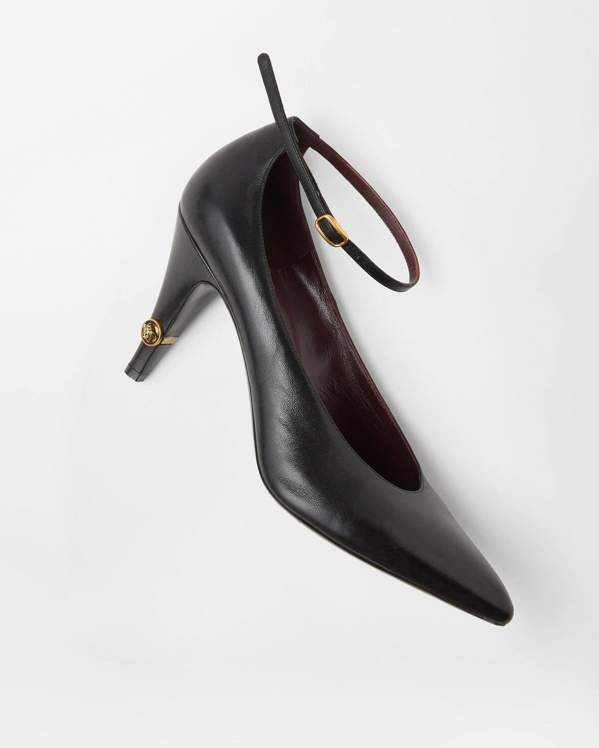 Gianni Leather Pumps 90 mm - Image 3