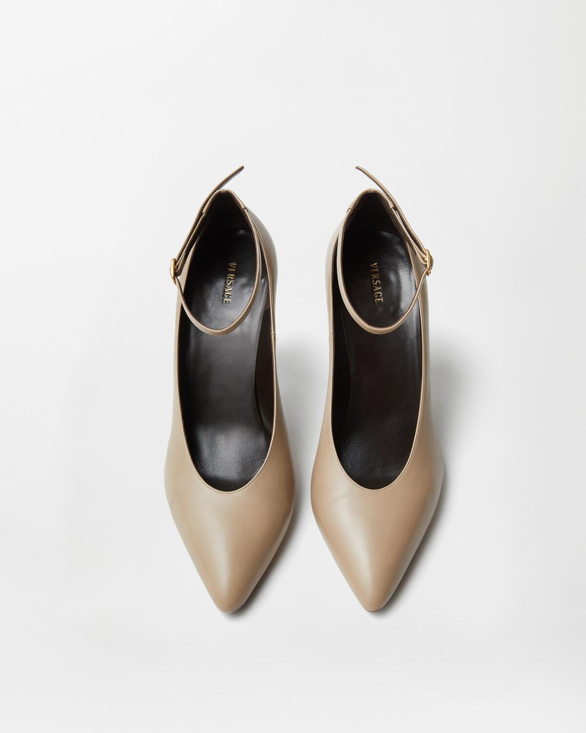 Gianni Leather Pumps 90 mm - Image 3