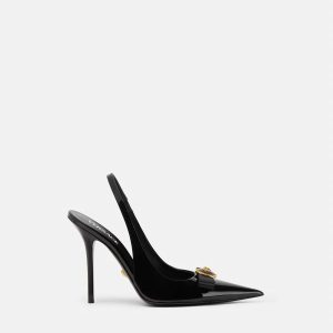 Gianni Ribbon Patent Slingbacks 110 mm