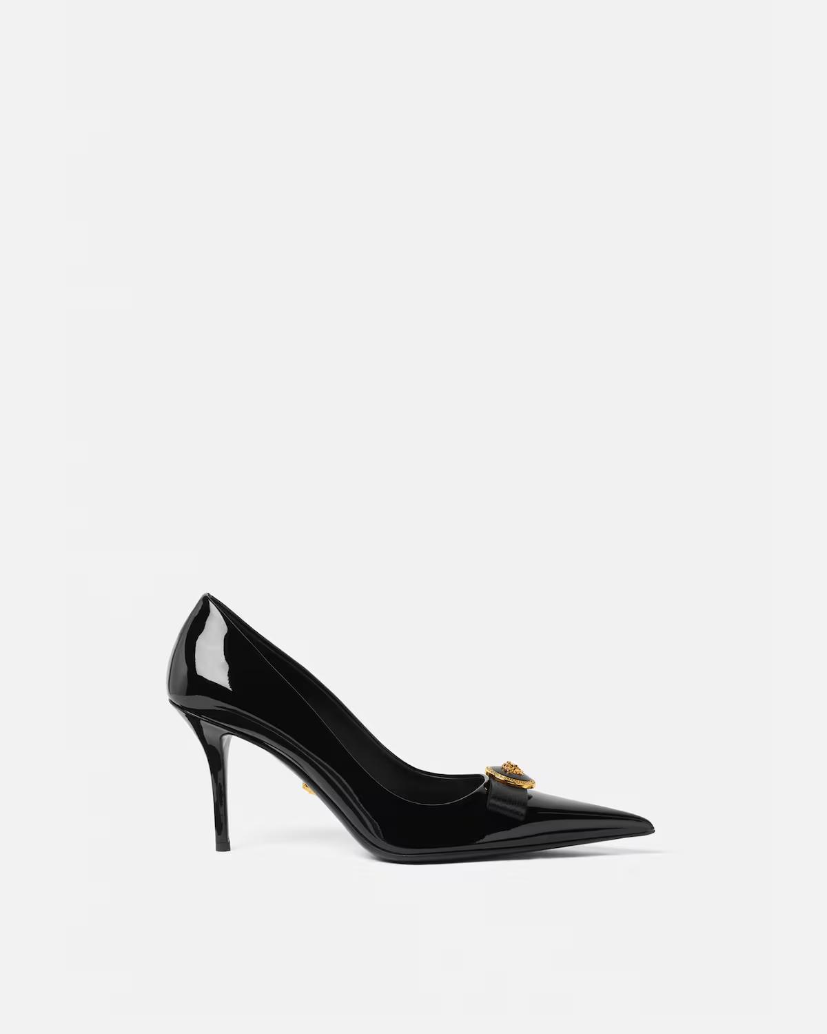 Gianni Ribbon Patent Pumps 85 mm