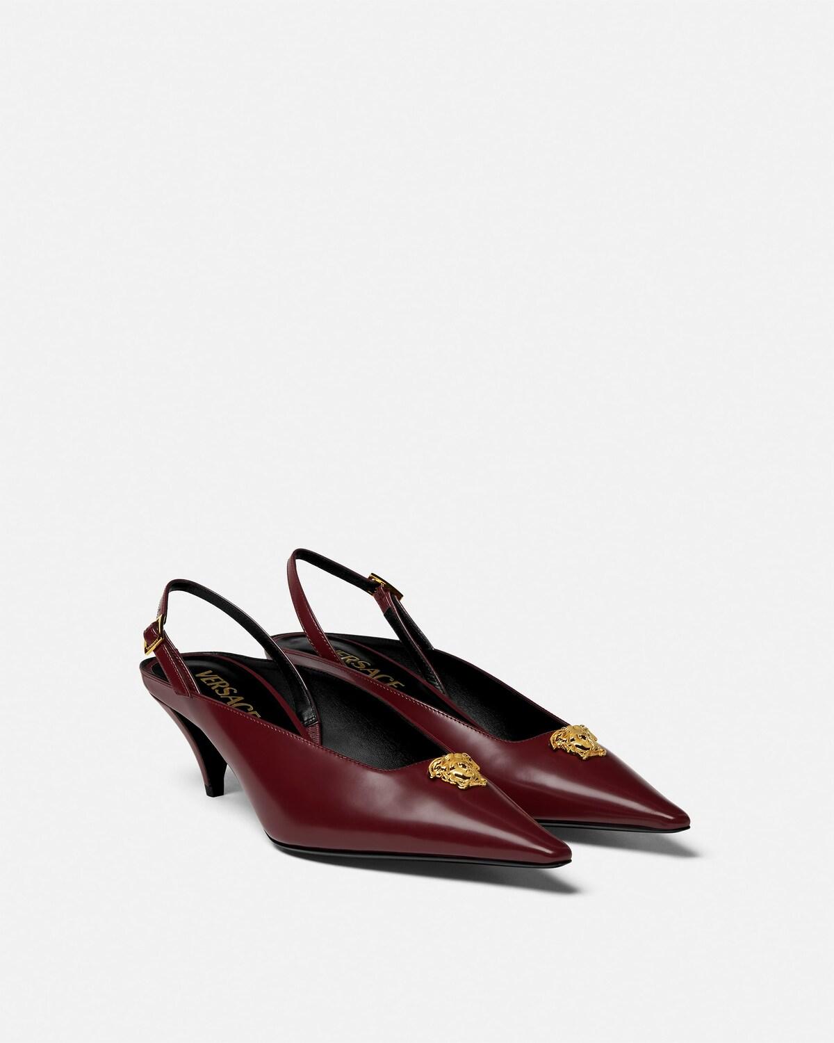 La Medusa Leather Slingbacks 55 mm - Image 2