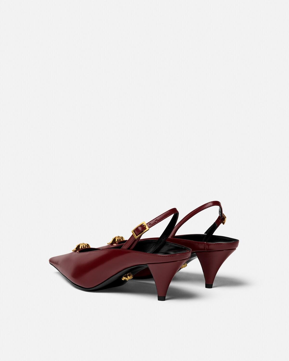 La Medusa Leather Slingbacks 55 mm - Image 3