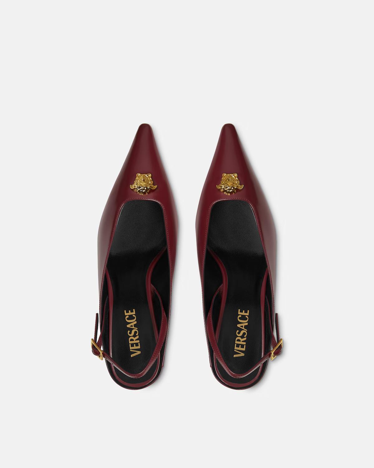 La Medusa Leather Slingbacks 55 mm - Image 4