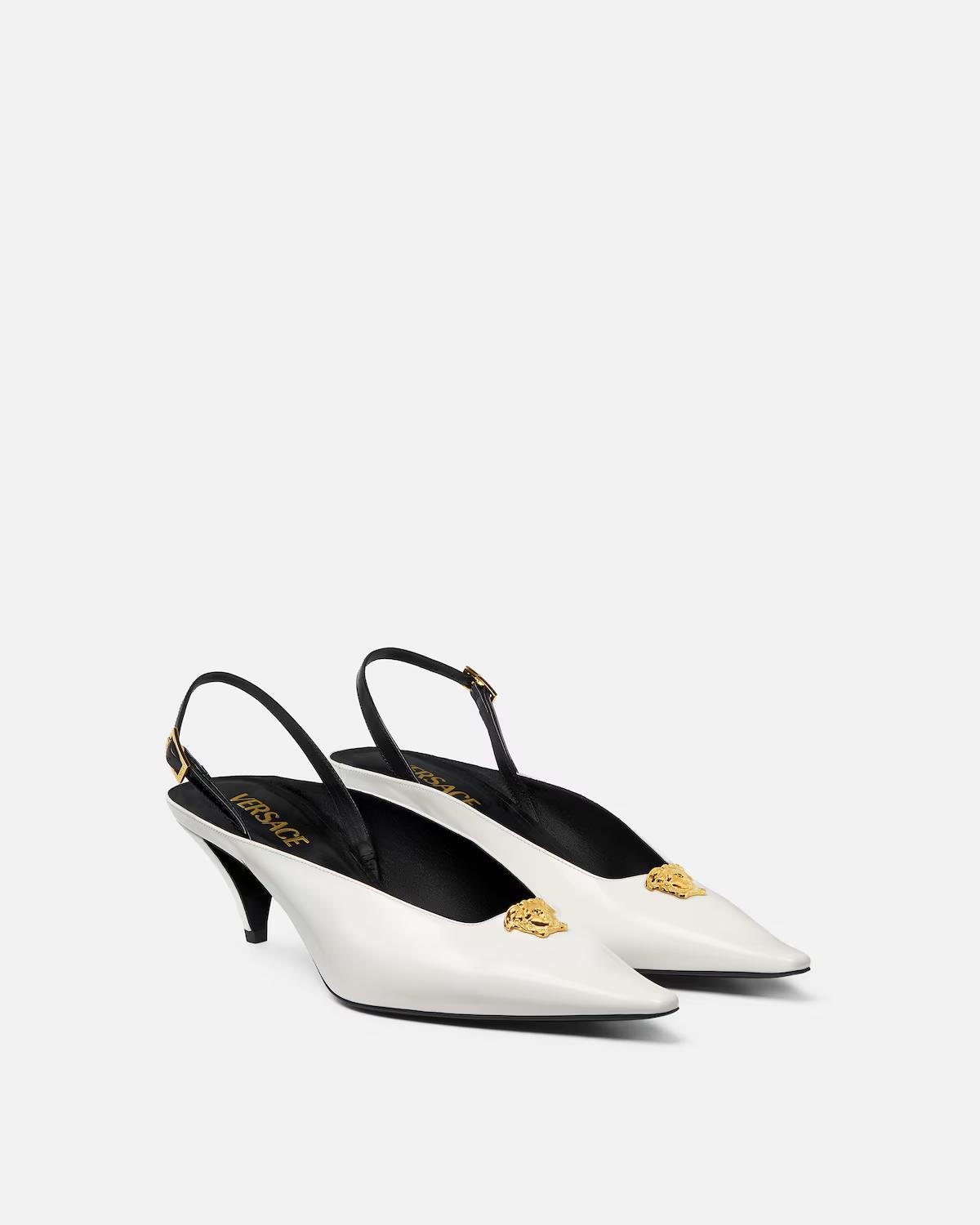 La Medusa Leather Slingbacks 55 mm - Image 2