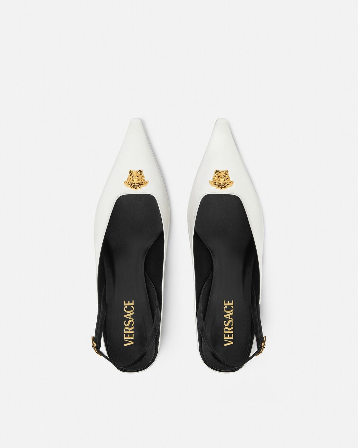 La Medusa Leather Slingbacks 55 mm - Image 4