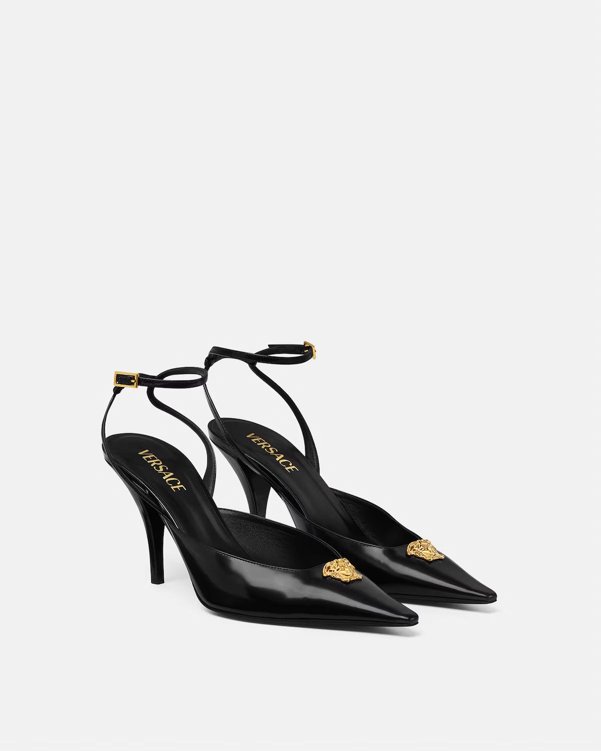 La Medusa Leather Slingbacks 85 mm - Image 2
