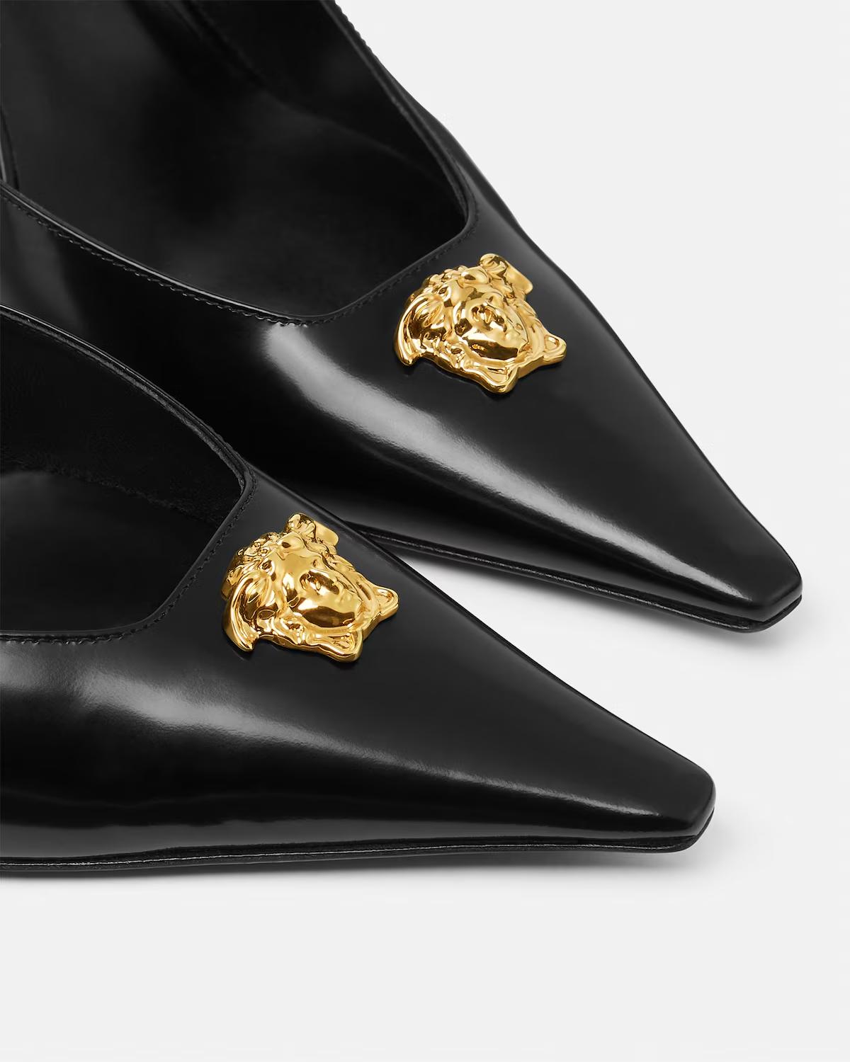 La Medusa Leather Slingbacks 85 mm - Image 5